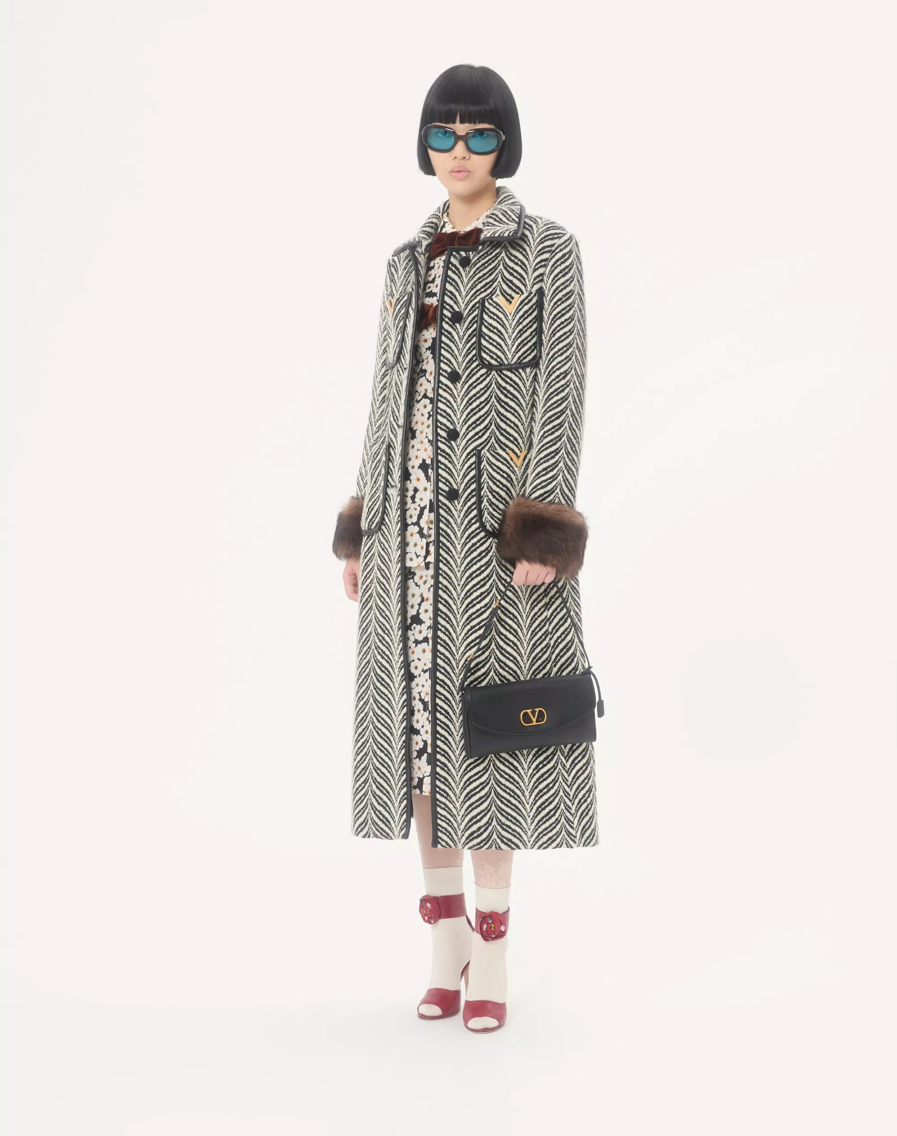 Valentino Garavani DeVain Small Nappa Shoulder Bag